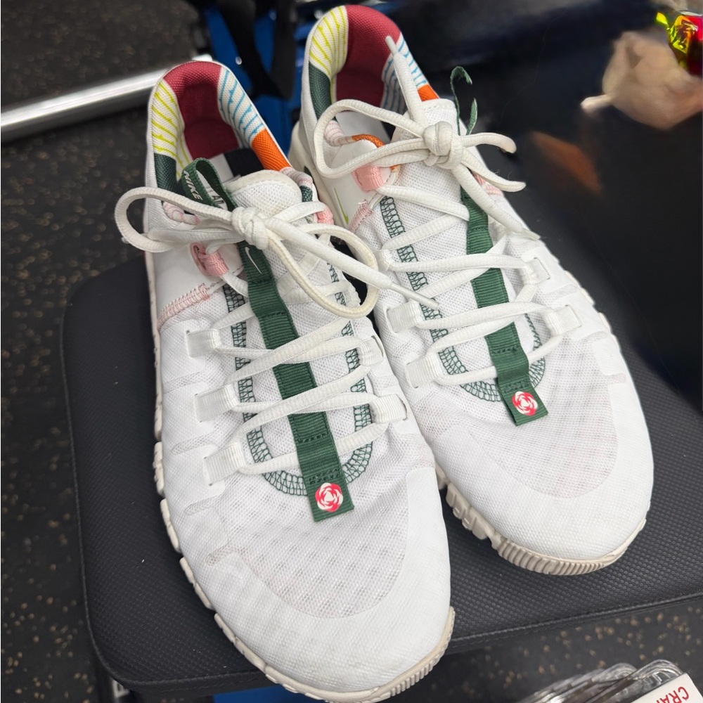 Nike metcon White and Green Women's Sneakers
